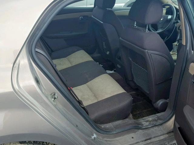 1G1ZG57B58F173098 - 2008 CHEVROLET MALIBU LS BROWN photo 6