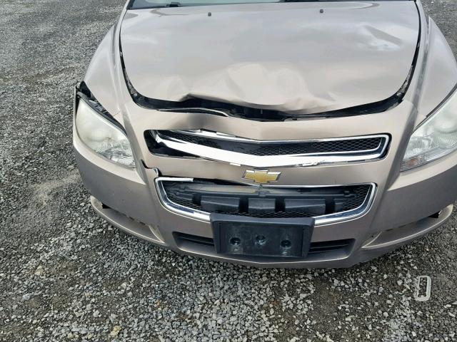 1G1ZG57B58F173098 - 2008 CHEVROLET MALIBU LS BROWN photo 9