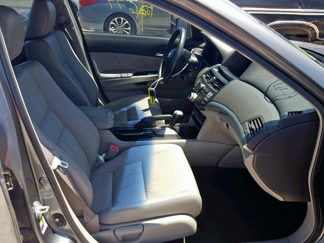 1HGCP26848A150489 - 2008 HONDA ACCORD EXL GRAY photo 5