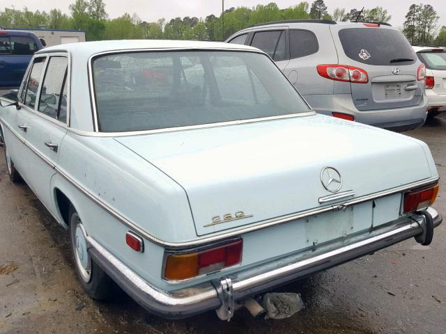 11406012016629 - 1973 MERCEDES-BENZ 280 BLUE photo 3