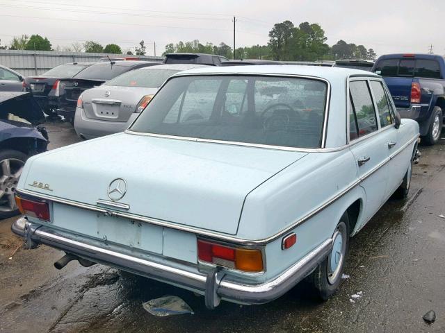 11406012016629 - 1973 MERCEDES-BENZ 280 BLUE photo 4