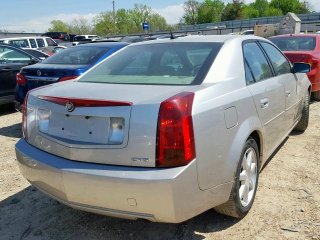 1G6DP567650116182 - 2005 CADILLAC CTS HI FEA SILVER photo 4