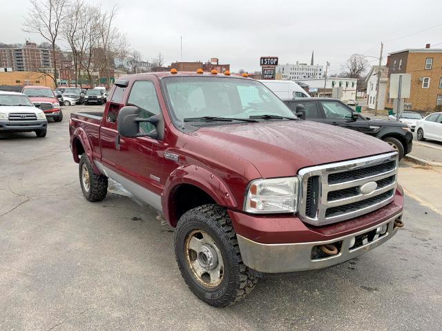 1FTWX31P45EB22003 - 2005 FORD F350 SRW S RED photo 1