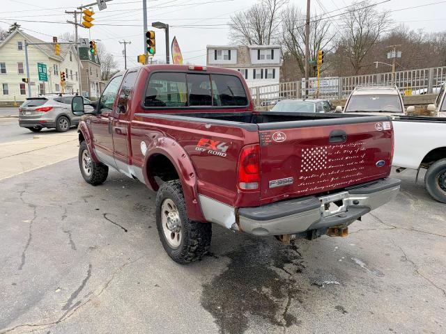 1FTWX31P45EB22003 - 2005 FORD F350 SRW S RED photo 4