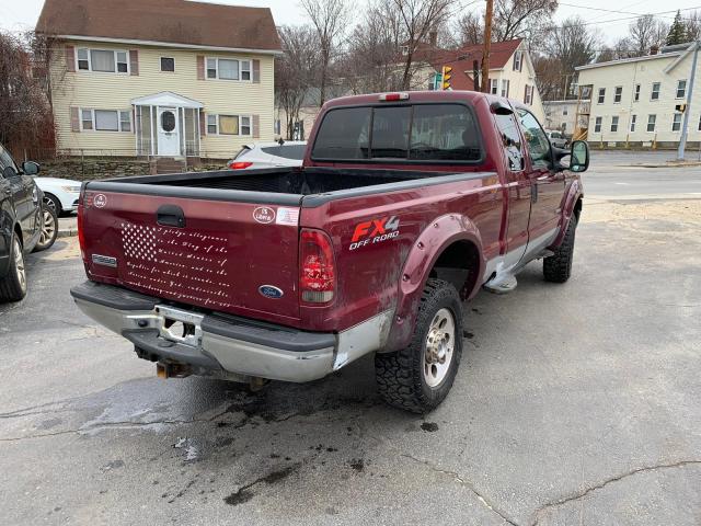 1FTWX31P45EB22003 - 2005 FORD F350 SRW S RED photo 5