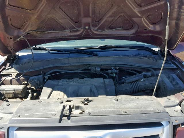 5FNYF18208B052674 - 2008 HONDA PILOT VP MAROON photo 7