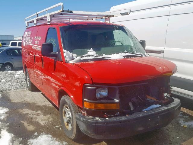 1GCFG15X541111340 - 2004 CHEVROLET EXPRESS G1 RED photo 1