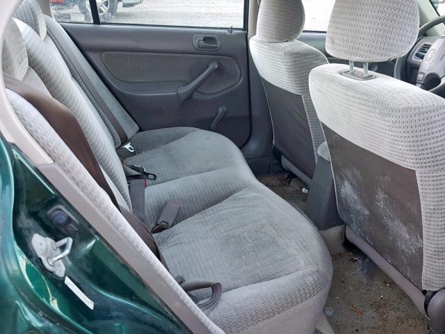2HGEJ6617YH569054 - 2000 HONDA CIVIC BASE Yaşıl foto 6