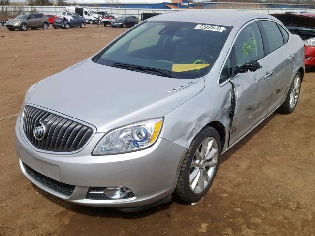 1G4PR5SK7E4172666 - 2014 BUICK VERANO CON SILVER photo 2