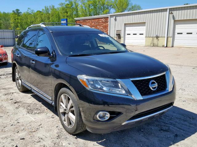 5N1AR2MN9EC684849 - 2014 NISSAN PATHFINDER BLACK photo 1