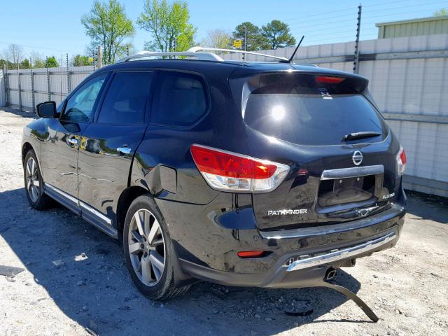 5N1AR2MN9EC684849 - 2014 NISSAN PATHFINDER BLACK photo 3