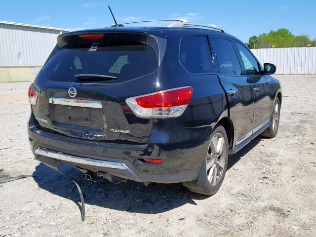 5N1AR2MN9EC684849 - 2014 NISSAN PATHFINDER BLACK photo 4