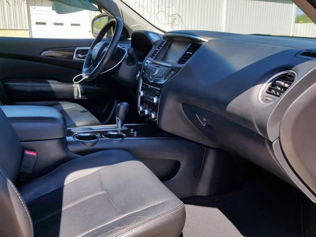 5N1AR2MN9EC684849 - 2014 NISSAN PATHFINDER BLACK photo 5