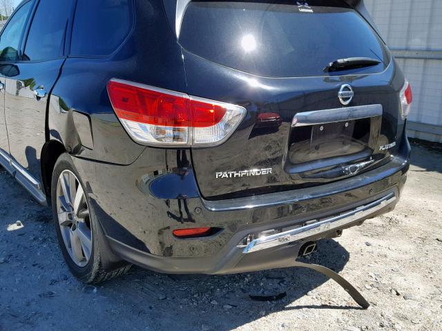 5N1AR2MN9EC684849 - 2014 NISSAN PATHFINDER BLACK photo 9