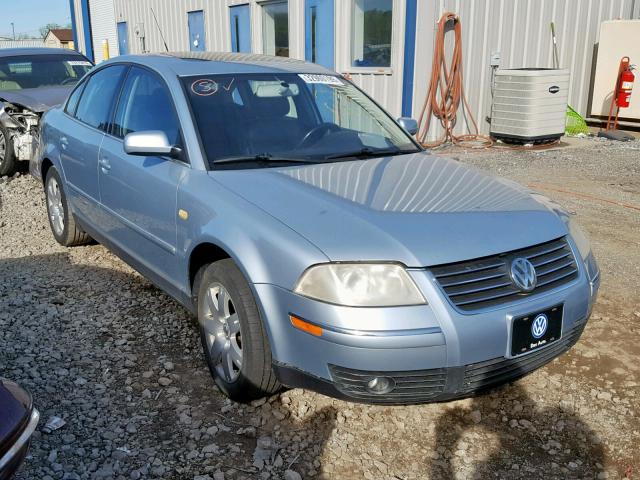 WVWTH63B83P242004 - 2003 VOLKSWAGEN PASSAT GLX BLUE photo 1