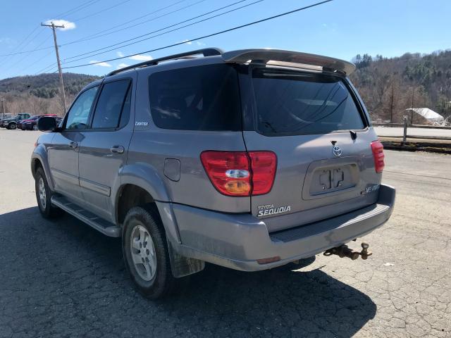 5TDBT48A91S001523 - 2001 TOYOTA SEQUOIA LI GRAY photo 3