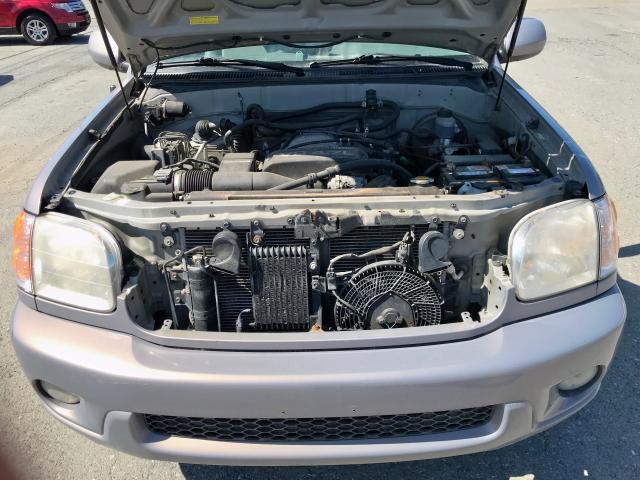 5TDBT48A91S001523 - 2001 TOYOTA SEQUOIA LI GRAY photo 8