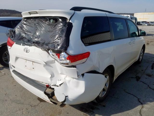 5TDKK3DC6BS142006 - 2011 TOYOTA SIENNA LE  photo 4