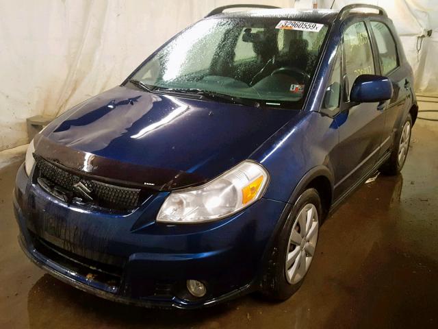 JS2YB5A32A6301554 - 2010 SUZUKI SX4 BLUE photo 2