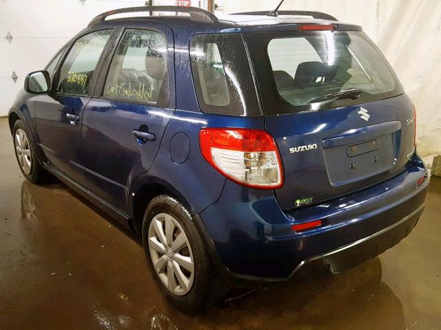 JS2YB5A32A6301554 - 2010 SUZUKI SX4 BLUE photo 3