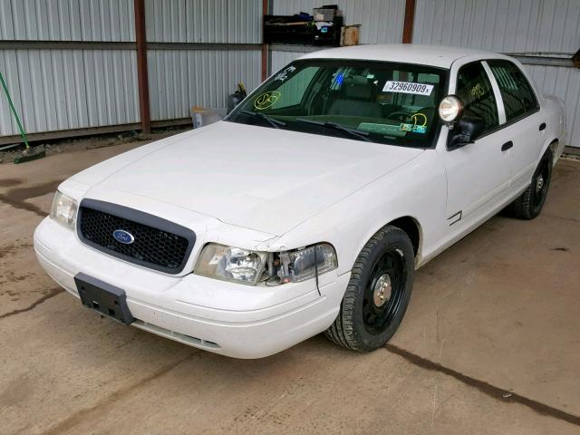 2FAHP71V99X133846 - 2009 FORD CROWN VICT WHITE photo 2