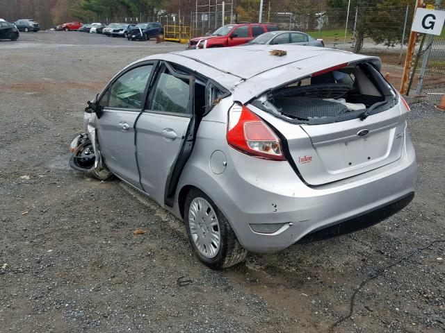 3FADP4TJ4EM130723 - 2014 FORD FIESTA S SILVER photo 3