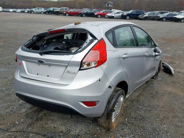 3FADP4TJ4EM130723 - 2014 FORD FIESTA S SILVER photo 4