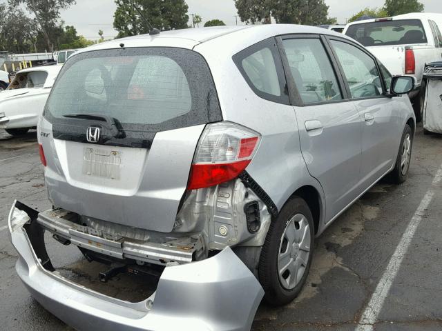 JHMGE8H38CS000140 - 2012 HONDA FIT SILVER photo 4