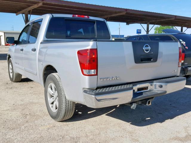 1N6BA0EK5CN309807 - 2012 NISSAN TITAN S SILVER photo 3