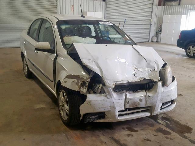 KL1TD5DE4BB217196 - 2011 CHEVROLET AVEO LS WHITE photo 1