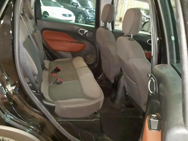 ZFBCFADH0EZ022734 - 2014 FIAT 500L TREKK BLACK photo 6