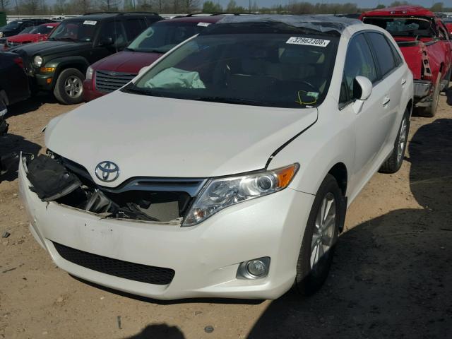 4T3BA3BB0AU011549 - 2010 TOYOTA VENZA BASE WHITE photo 2