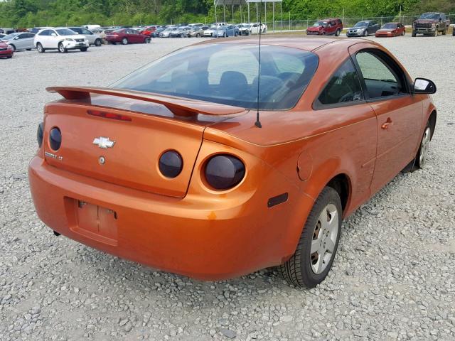 1G1AL15F877264429 - 2007 CHEVROLET COBALT LT ORANGE photo 4