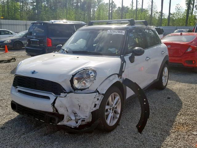 WMWZC3C52DWP21010 - 2013 MINI COOPER S C WHITE photo 2