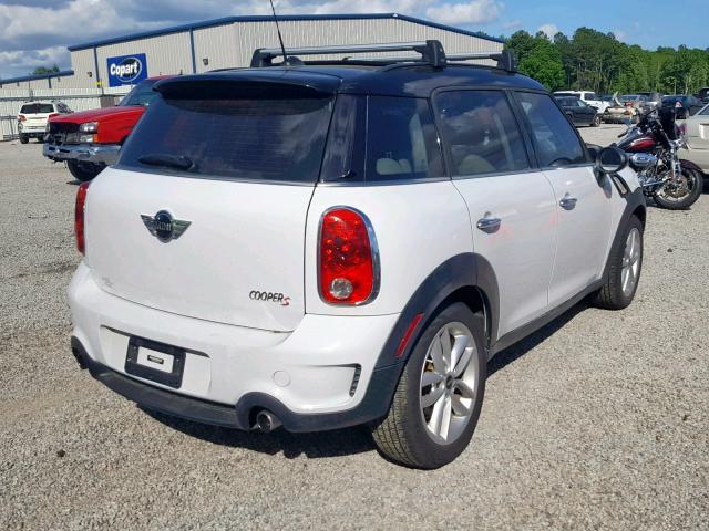 WMWZC3C52DWP21010 - 2013 MINI COOPER S C WHITE photo 4