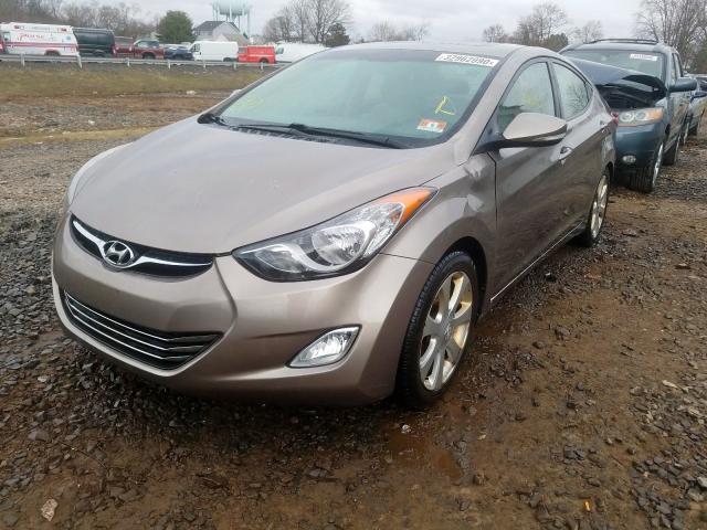 5NPDH4AE4DH269607 - 2013 HYUNDAI ELANTRA GLS  photo 2