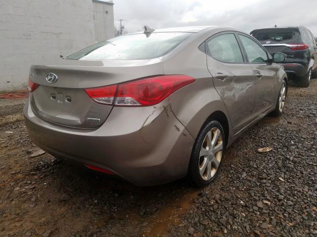 5NPDH4AE4DH269607 - 2013 HYUNDAI ELANTRA GLS  photo 4