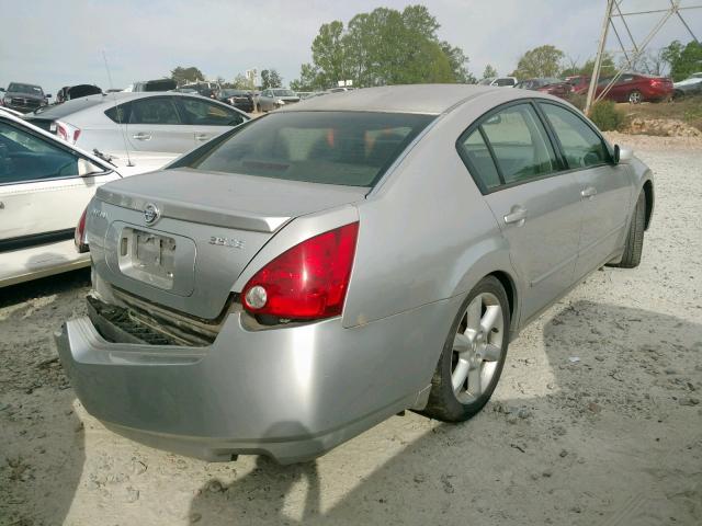 1N4BA41E74C843565 - 2004 NISSAN MAXIMA SE GRAY photo 4