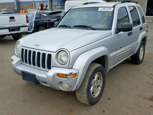 1J8GL58K82W144557 - 2002 JEEP LIBERTY LI GRAY photo 2