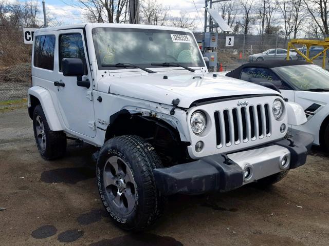 1C4AJWBGXHL561685 - 2017 JEEP WRANGLER S WHITE photo 1