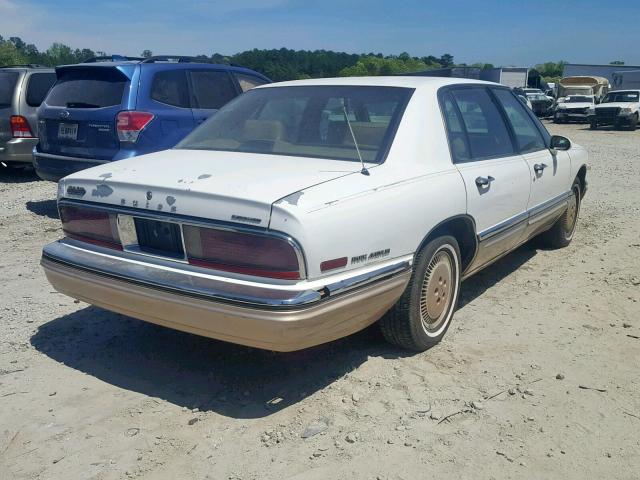 1G4CU5216SH654747 - 1995 BUICK PARK AVENU WHITE photo 4