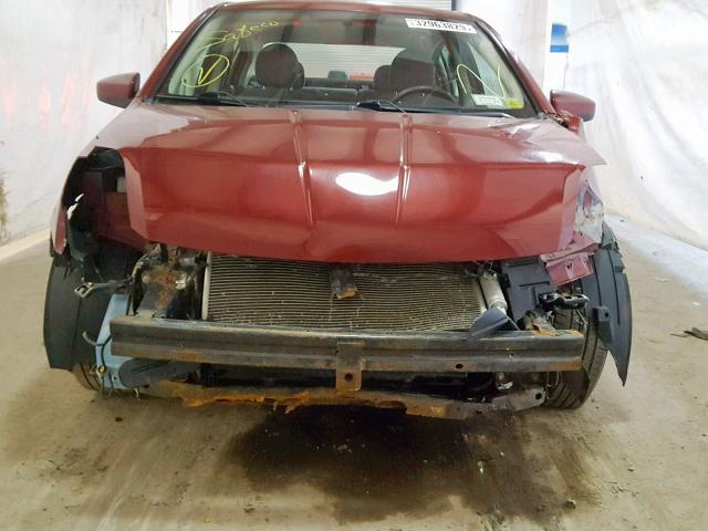 3N1AB61E98L662141 - 2008 NISSAN SENTRA 2.0 MAROON photo 9