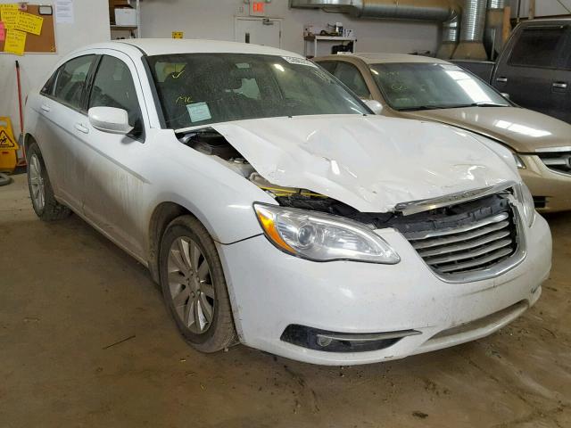 1C3CCBBB8CN282785 - 2012 CHRYSLER 200 TOURIN WHITE photo 1