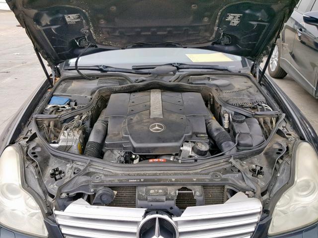 WDDDJ75X46A075029 - 2006 MERCEDES-BENZ CLS BLUE photo 7