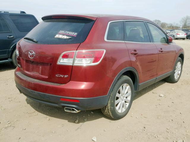 JM3TB28Y470117014 - 2007 MAZDA CX-9 BURGUNDY photo 4