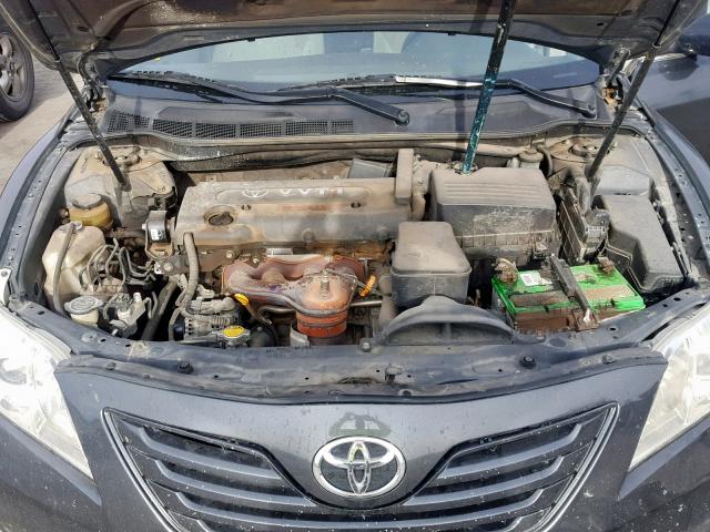 4T1BE46K17U694173 - 2007 TOYOTA CAMRY NEW BLACK photo 7