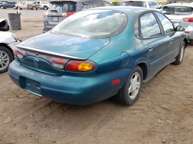 1FALP52U9VA213042 - 1997 FORD TAURUS GL GREEN photo 4