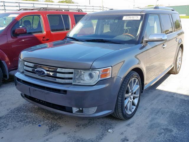 2FMHK6DT6ABD02862 - 2010 FORD FLEX LIMIT GRAY photo 2