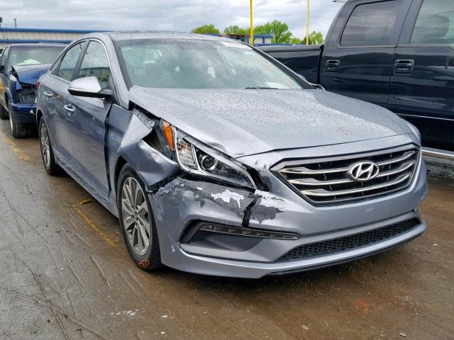 5NPE34AF0GH364925 - 2016 HYUNDAI SONATA SPO SILVER photo 1