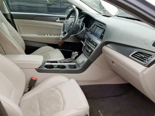 5NPE34AF0GH364925 - 2016 HYUNDAI SONATA SPO SILVER photo 5